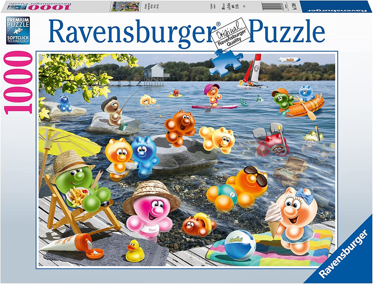 Ravensburger Gelini Seaside Picnic, 1000 Piece Puzzle - Imported