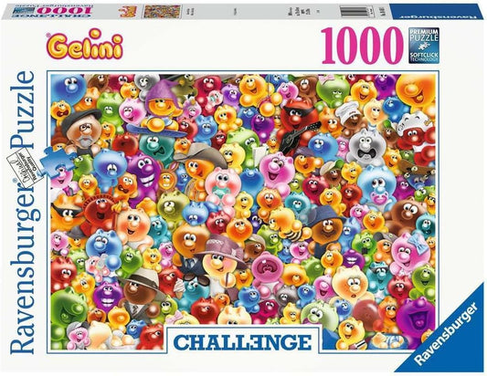 Ravensburger Challenge: Gelini, 1000 Piece Puzzle - Imported
