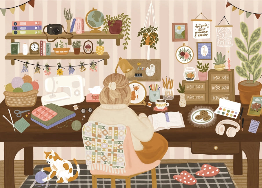 Villager Grandma Hobbies, 1000-Piece Puzzle