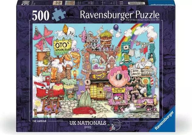 Ravensburger Crazy Street No.1 – The Harbour, 500 Piece Puzzle - Imported