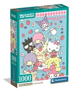 Clementoni Hello Kitty, 1000 Piece Puzzle - Imported