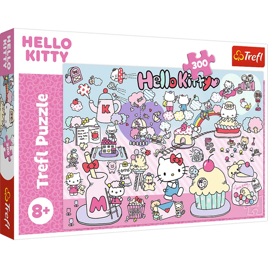 Trefl Discover the World of Hello Kitty, 300 Piece Puzzle - Imported