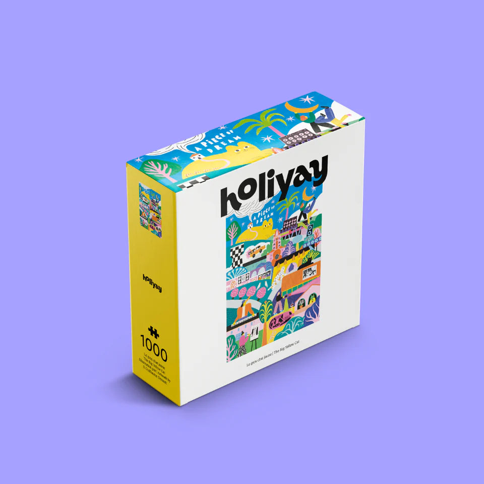 holiyay The Big Yellow Cat, 1000 Piece Puzzle
