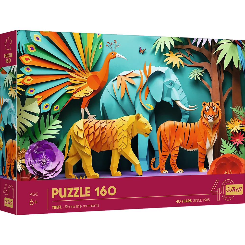 Trefl 40th Anniversary: Jungle, 160 Piece Puzzle - Imported