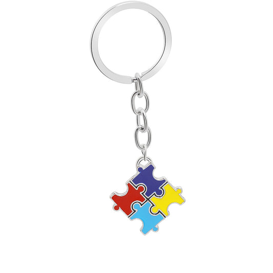 Puzzle Piece Keychain