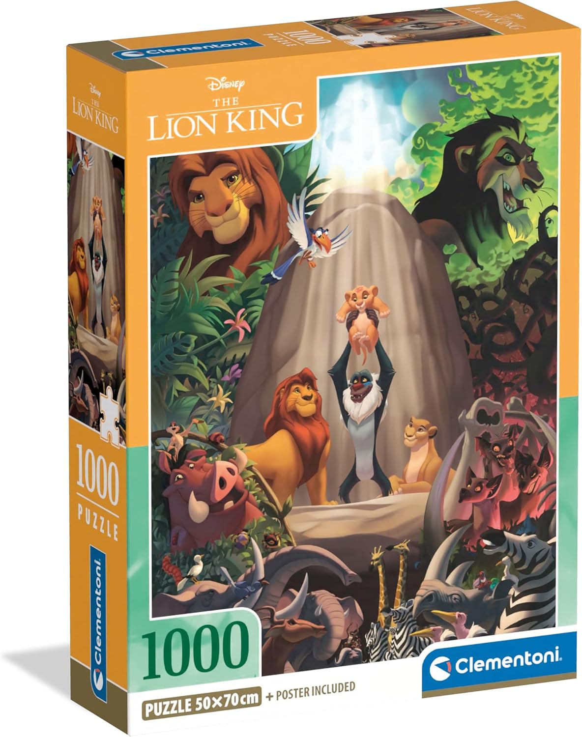 Clementoni Disney The Lion King, 1000 Piece Puzzle - Imported