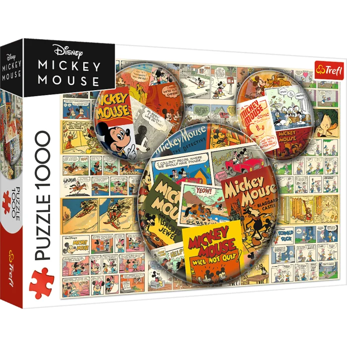 Trefl Disney Mickey Mouse Comic, 1000 Piece Puzzle - Imported