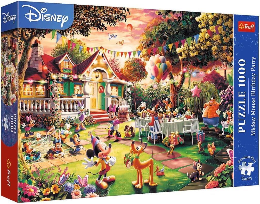 Trefl Disney Mickey Mouse Birthday Party, 1000 Piece Puzzle - Imported