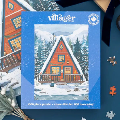 Villager Midwinter Retreat, 1000-Piece Puzzle