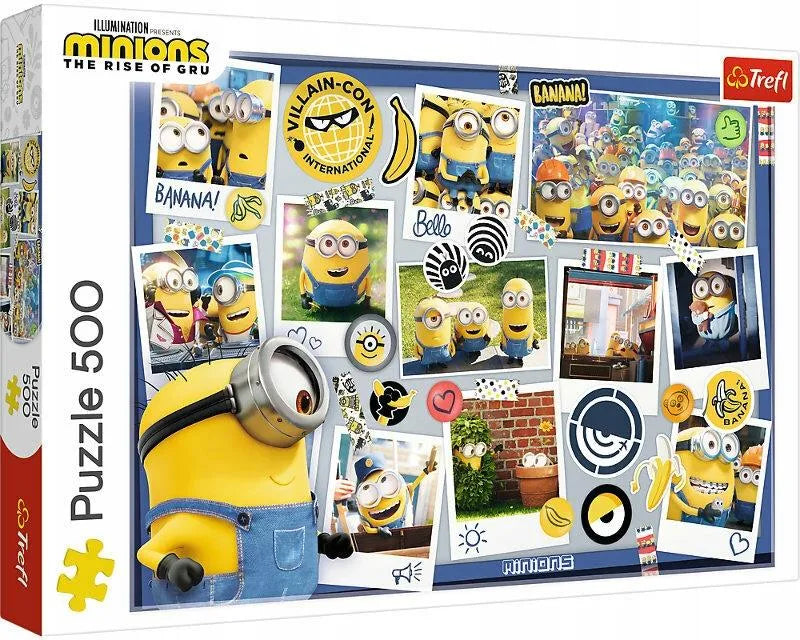 Trefl Minions the Rise of Gru, 500 Piece Puzzle - Imported