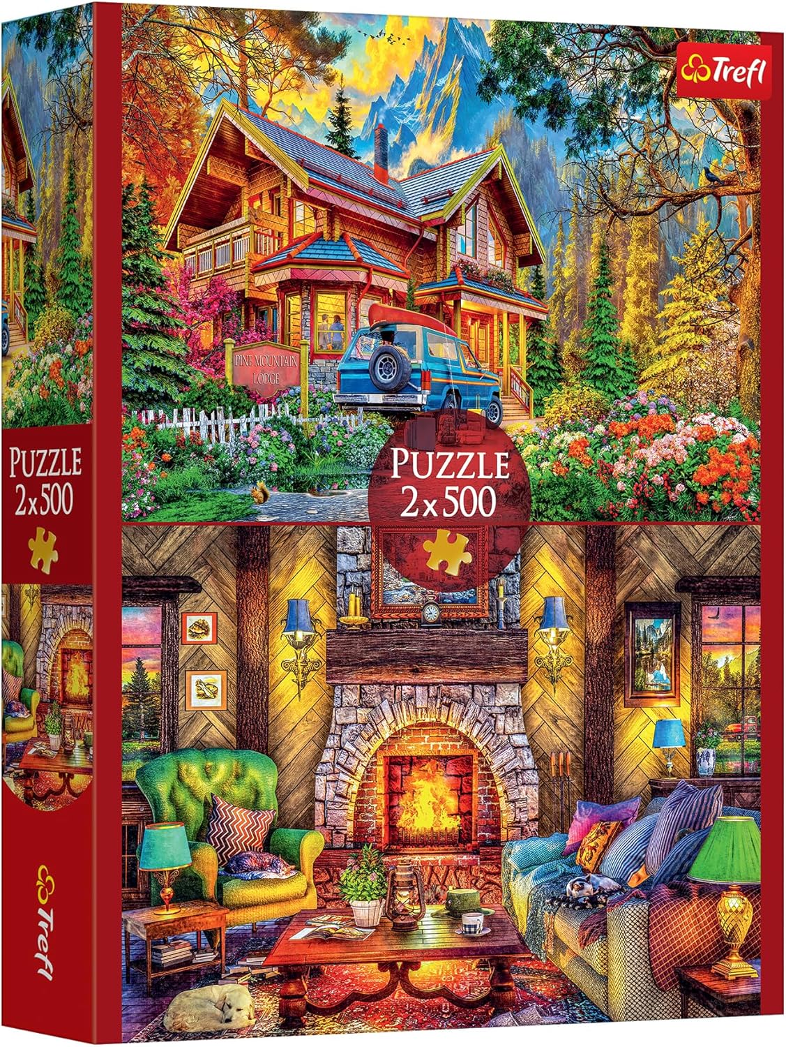 Trefl Mountain Trip, 2 x 500 Piece Puzzle - Imported