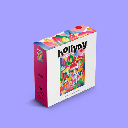holiyay Mycology Whimsy, 500 Piece Puzzle