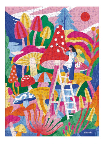 holiyay Mycology Whimsy, 500 Piece Puzzle