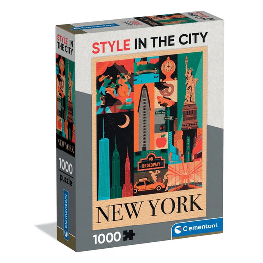 Clementoni Style in the City: New York, 1000 Piece Puzzle - Imported