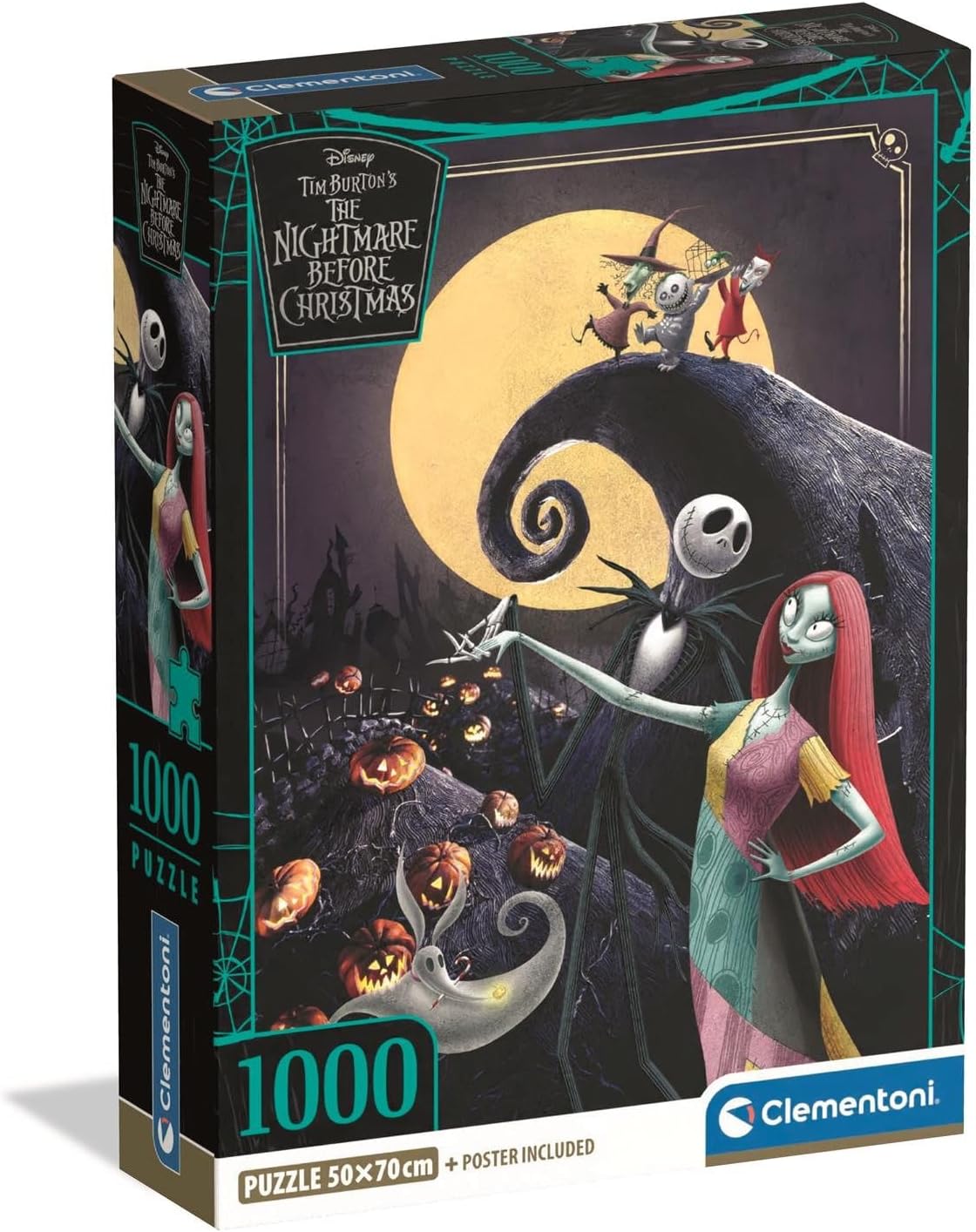 Clementoni The Nightmare Before Christmas, 1000 Piece Puzzle - Imported