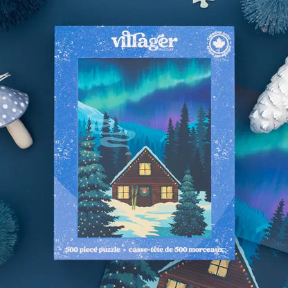 Villager Northern Cabin, 500 Piece Puzzle