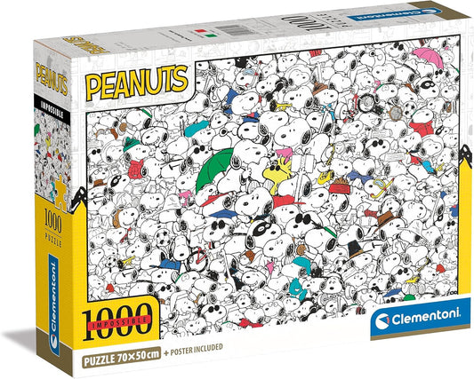 Clementoni Impossible: Peanuts, 1000 Piece Puzzle - Imported