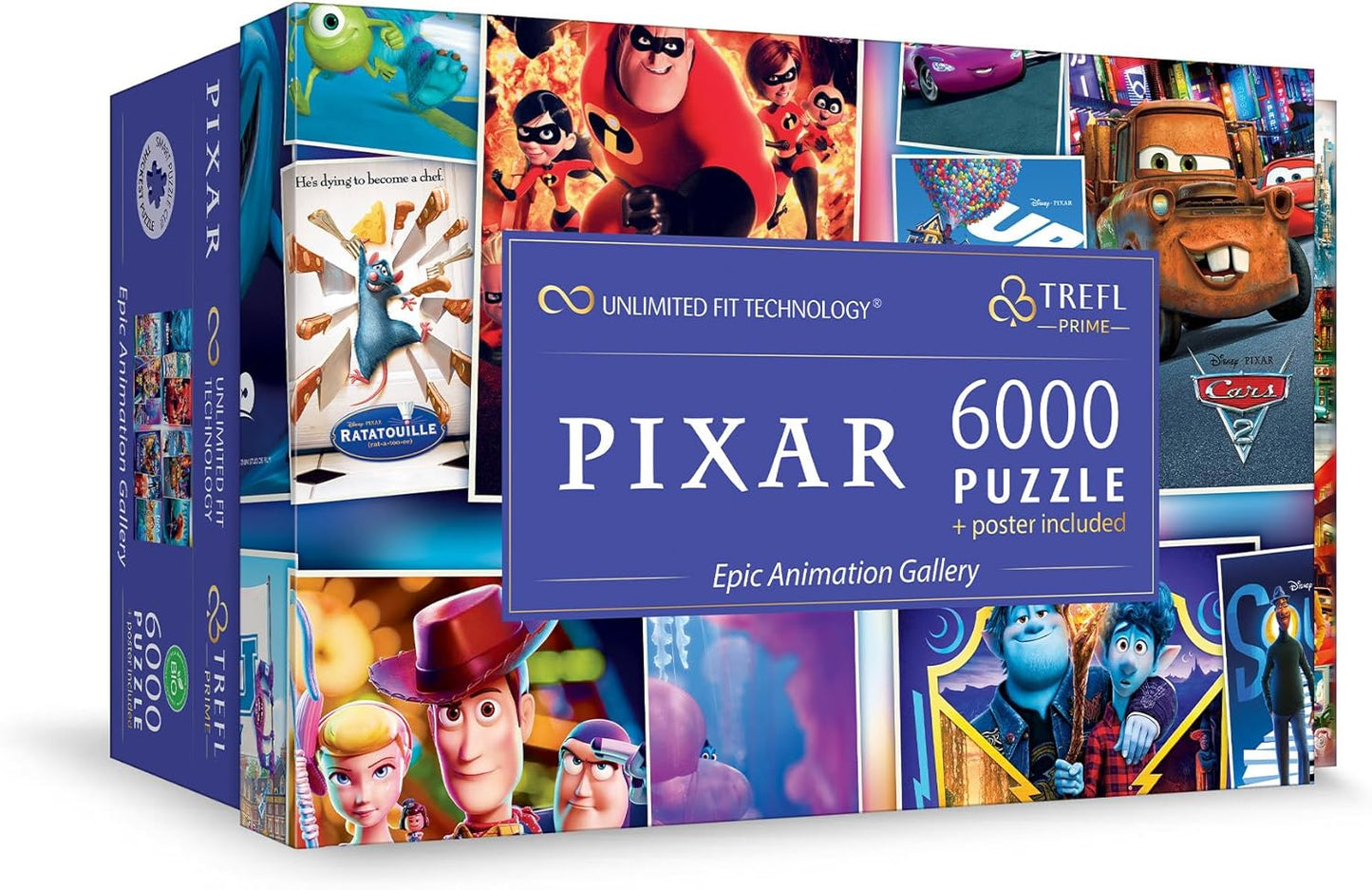 Trefl Disney Pixar Epic Animation Gallery, 6000 Piece Puzzle - Imported