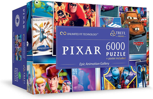 Trefl Disney Pixar Epic Animation Gallery, 6000 Piece Puzzle - Imported