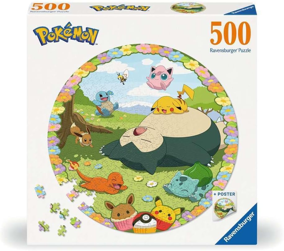 Ravensburger Pokémon Rond, 500 pièces