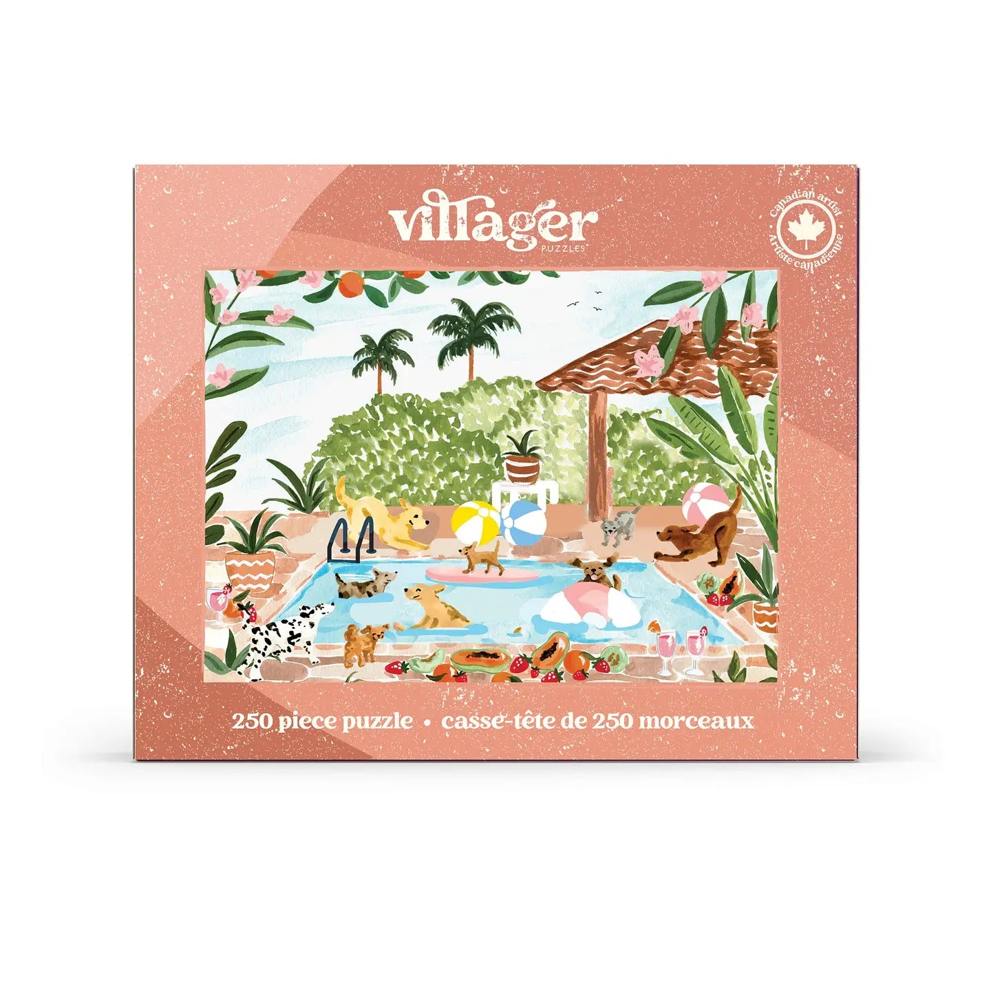 Villager Pool Party, 250 Piece Puzzle