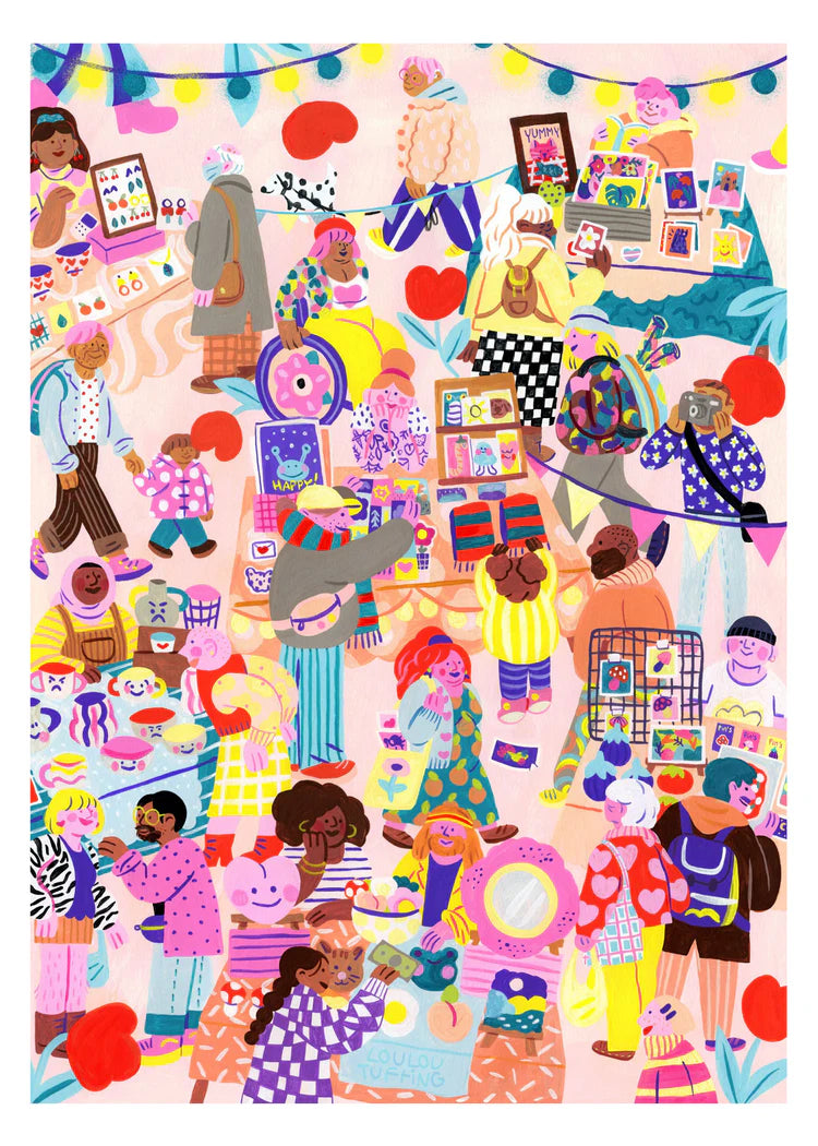 holiyay Pop-Up Market, 1000 Piece Puzzle