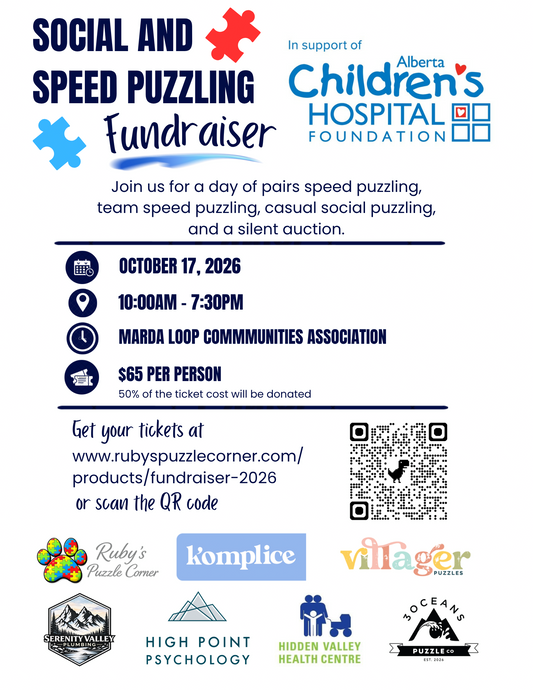 Social and Speed Puzzling Fundraiser Event Ticket - Full Day