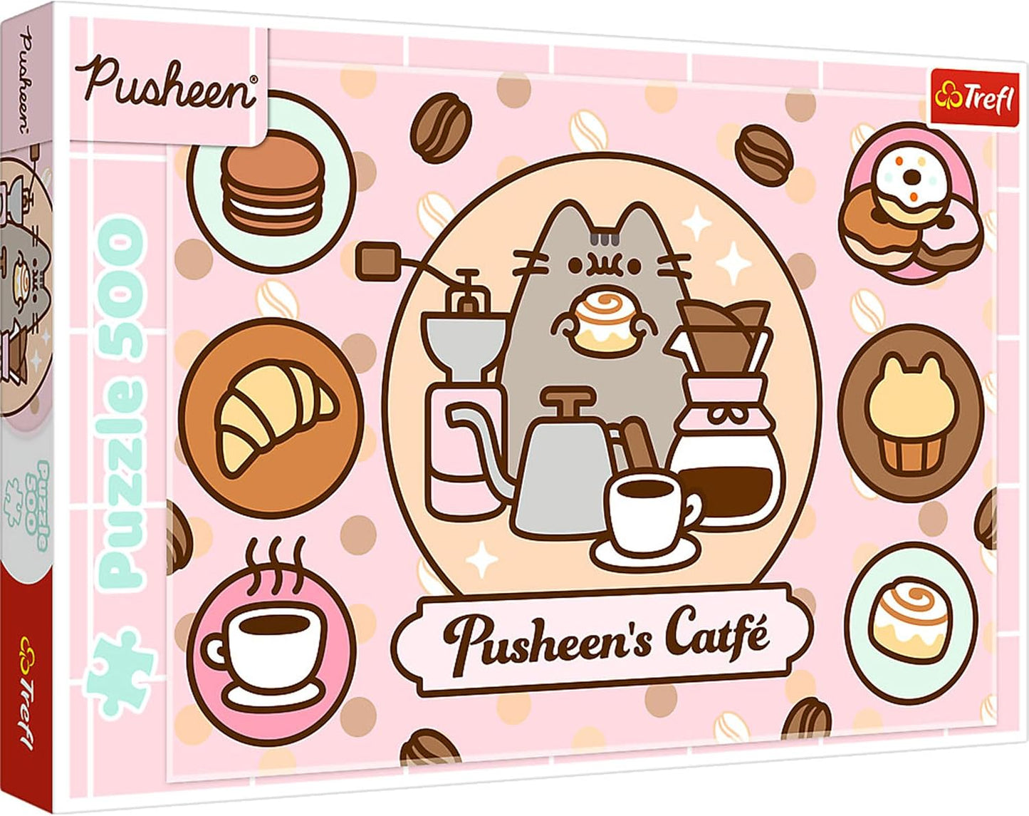Trefl Pusheen's Cafe, 500 Piece Puzzle - Imported
