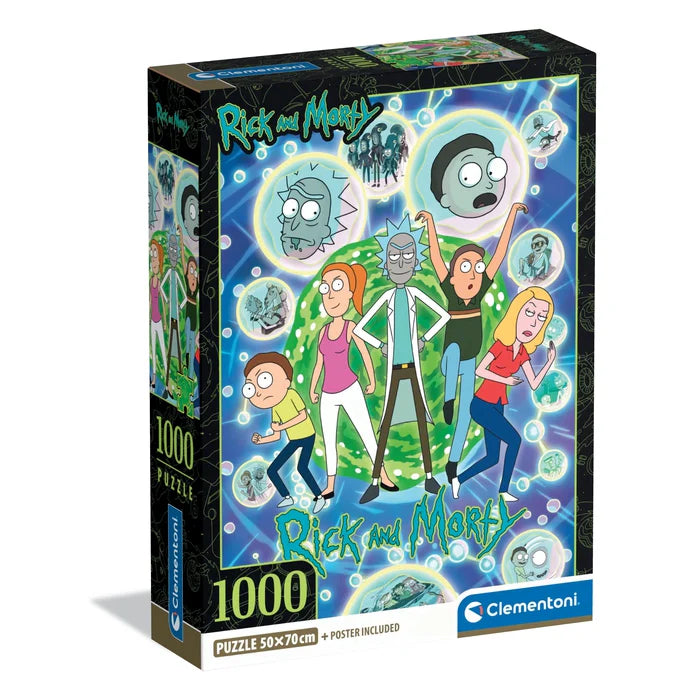 Clementoni Rick and Morty, 1000 Piece Puzzle - Imported