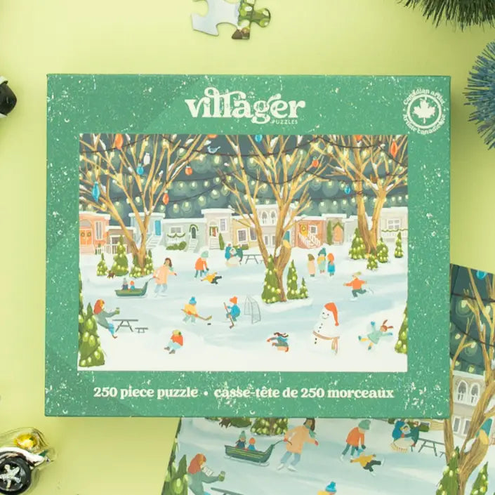 Villager Neighbourhood Rink, 250 Piece Puzzle