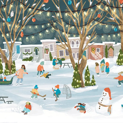 Villager Neighbourhood Rink, 250 Piece Puzzle