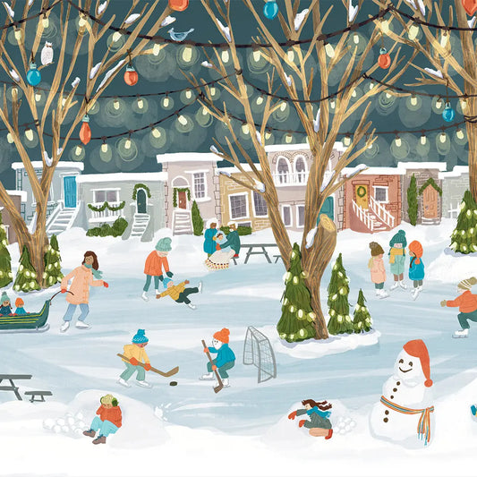 Villager Neighbourhood Rink, 250 Piece Puzzle