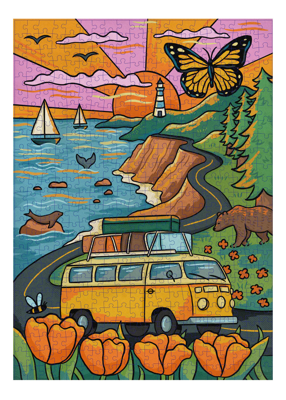 Holiyay On the Road, 500 Piece Puzzle