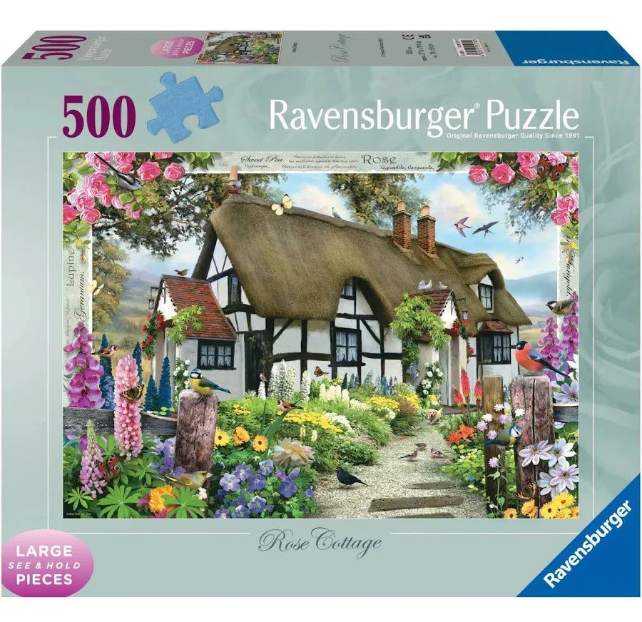 Ravensburger Rose Cottage, 500 pièces, grandes pièces