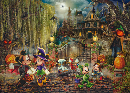 Schmidt Disney Mickey & Minnie Halloween Fun, 1000 Pieces Puzzles - Imported