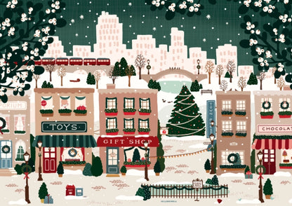 Villager Small Town Holiday, 500 Piece Puzzle