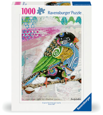Ravensburger Swirly Bird, 1000 Piece Puzzle - Imported