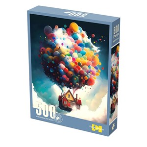 PlayfulMario Flying House, 500 Piece Puzzle - Imported