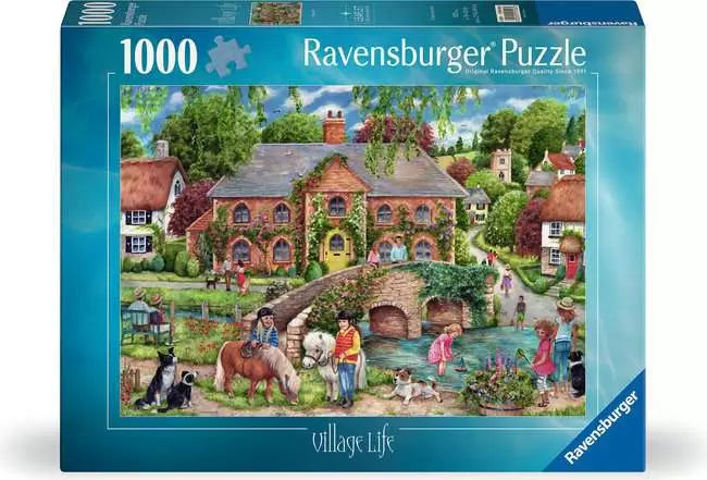 Ravensburger Village Life, 1000 Piece Puzzle - Imported
